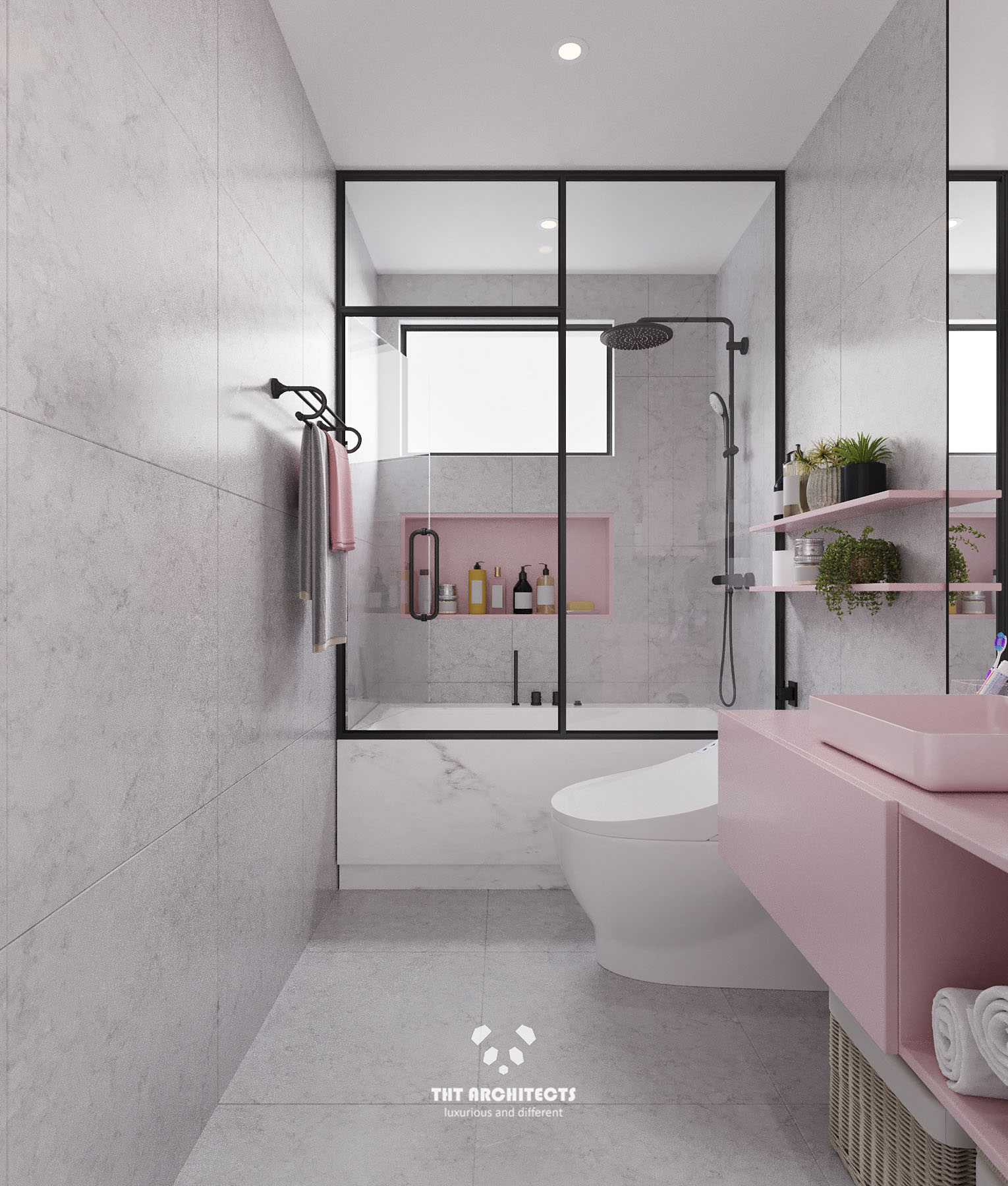 tht architects - Nhà chị Châu Đà Lạt - phòng ngủ con gái 07